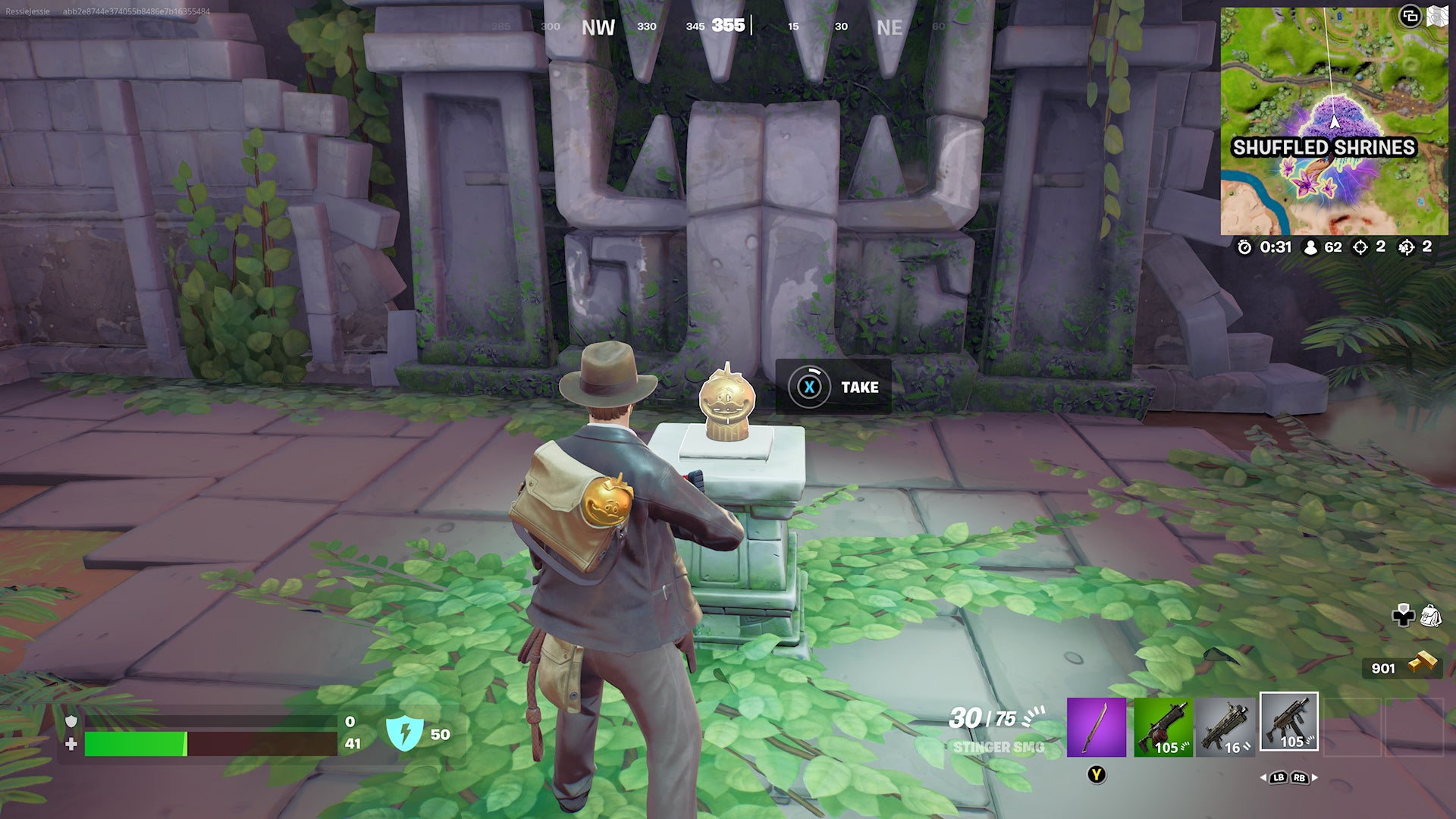 Where to purchase an Exotic weapon from a character in Fortnite